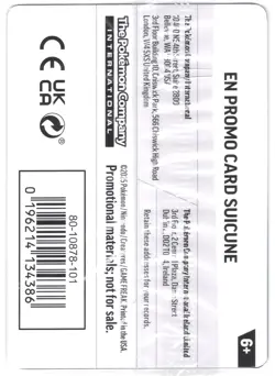 Suicune - Sealed Cosmos Holo - Gamestop Promo - 026/094 Pokemon - Image 3