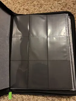 9 Pocket Vault X Zipper Binder Folder - Black Pokemon Team Rocket. - Image 4