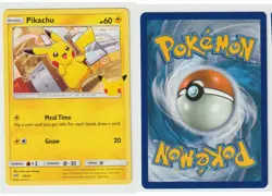 PIKACHU 025/025 PROMO MCDONALD'S 25TH ANNIVERSARY PROMOS POKEMON NM/M - Image 1