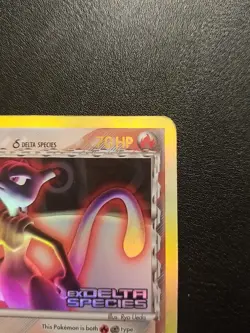 1x Pokemon Mewtwo 12/113 Ex Delta Species Reverse Holo Stamped Moderately Play - Image 4