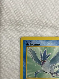 1999 Pokemon Fossil Articuno 1st Edition 17/62 Free Shipping - Image 2