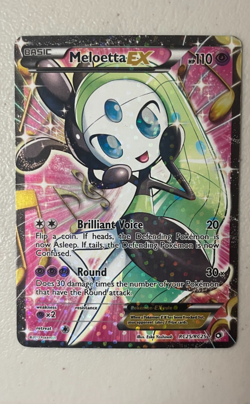 Pokemon Meloetta EX Full Art Ultra Rare RC25/RC25 Holo Legendary Treasures NM - Image 1