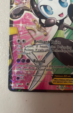 Pokemon Meloetta EX Full Art Ultra Rare RC25/RC25 Holo Legendary Treasures NM - Image 3