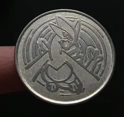 Lugia Pokemon Coin Metal Wizards 2001 Silver Original WOTC Of The Coast RARE - Image 3