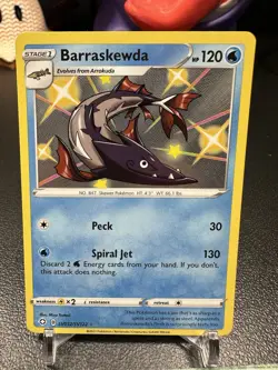 2021 Barraskewda SV032/SV122 Shining Fates Shiny Vault Holo NM/MINT Pokemon TCG - Image 1