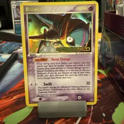 Deoxys 2/106 Rare Emerald Holo Reverse Holo Pokemon + ninetales - Image 1