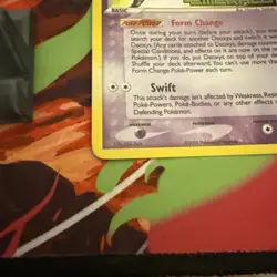 Deoxys 2/106 Rare Emerald Holo Reverse Holo Pokemon + ninetales - Image 3