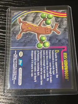 2001 Topps Pokemon Johto Series 1 #185 Sudowoodo (Blue Logo) NM/MINT - Image 2
