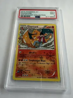 Pokemon 2016 XY Generations Charizard RC5/RC32 Holo Radiant Collection PSA 9 - Image 2