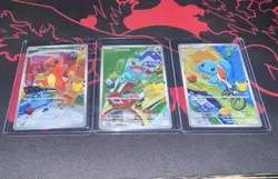 Pokemon TCG First Partner Illustration Collection Series 1 Kanto GEN 1 Starters - Image 1