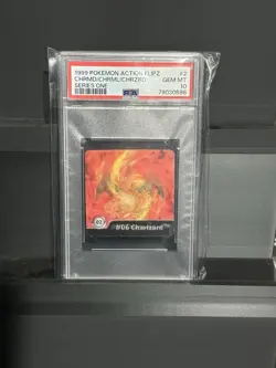 CHARIZARD/CHARMANDER/CHARMELEON #2 1999 POKEMON ACTION FLIPZ SERIES ONE PSA 10 - Image 1