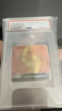CHARIZARD/CHARMANDER/CHARMELEON #2 1999 POKEMON ACTION FLIPZ SERIES ONE PSA 10 - Image 2