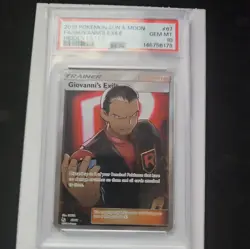 GIOVANNI'S EXILE 67/68 FULL ART HIDDEN FATES POKEMON PSA 10 GEM MINT - Image 1