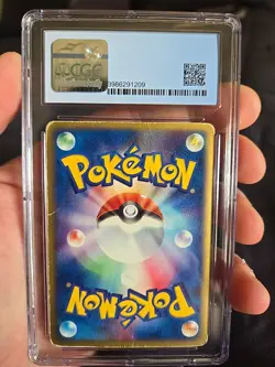 2003 Pokemon Japanese Expansion Pack #023 Electabuzz Ex Holo CGC 3 Very Good - Image 2