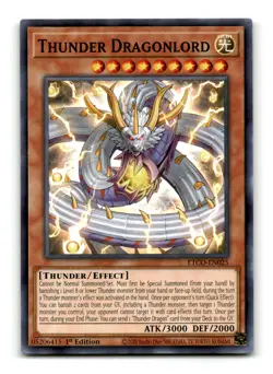 Thunder Dragonlord - ETCO-EN025 - YuGiOh-LP - Image 1