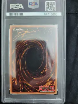 2002 Yugioh PSA 10 Polymerization Legend Of Blue Eyes LOB-059 Unlimited Edition - Image 2