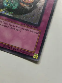 USA Seller Yugioh Secret Rare Treacherous Trap Hole 1st Edition CSOC-EN089 VLP - Image 5