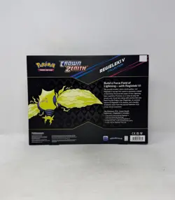 Pokemon TCG Sword & Shield Crown Zenith Regieleki V Collection Sealed Box - Image 3