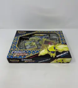 Pokemon TCG Sword & Shield Crown Zenith Regieleki V Collection Sealed Box - Image 5