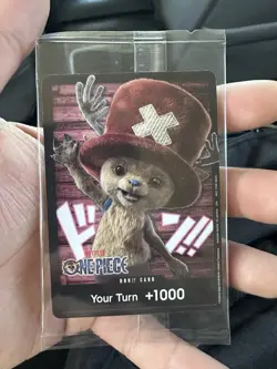 Bandai One Piece Netflix Don!! Promo Card Tony Tony Chopper SEALED - Image 1