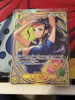 Bandai One Piece CCG Nico Robin EB03-055 SP Foil 7 Cost 8000 Japanese - Image 1