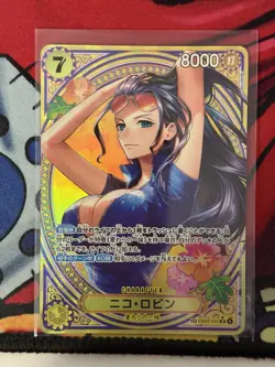 Bandai One Piece CCG Nico Robin EB03-055 SP Foil 7 Cost 8000 Japanese - Image 2