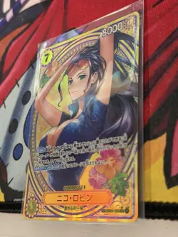 Bandai One Piece CCG Nico Robin EB03-055 SP Foil 7 Cost 8000 Japanese - Image 3