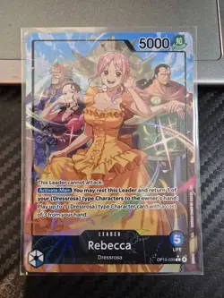 Rebecca OP15-039 (Alt Art) Leader One Piece Adventure On Kami’s Island Near Mint - Image 1
