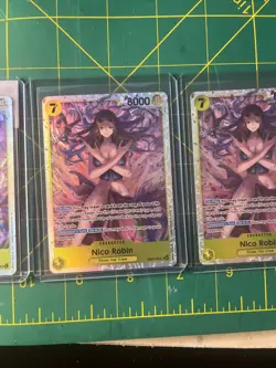 One Piece TCG Nico Robin SR Eb03-055 X4 Playset Near Mint English - Image 3
