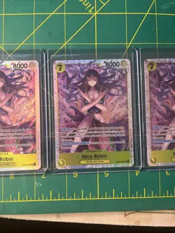 One Piece TCG Nico Robin SR Eb03-055 X4 Playset Near Mint English - Image 4