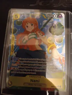 One Piece CCG Nami Manga Alternate Art - Image 1