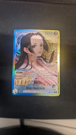 Boa Hancock - OP14-041 (Alternate Art) The Azure Sea's Seven Foil NM - ONE PIECE - Image 1