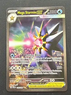 Mega Starmie Ex - SIR SAR 118/088 English Pokemon TCG Perfect Order PTCG - Image 1