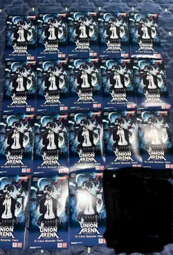 Union Arena Solo Leveling Sleeved Booster Pack English Lot of 18 - Image 1
