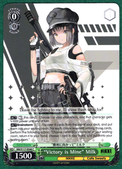 "Victory is Mine" Milk - Nikke NIK/S117-E048 C - Weiss Schwarz TCG Card - Image 1