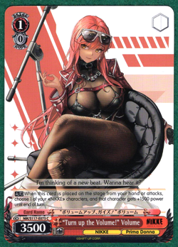 "Turn up the Volume!" Volume - Nikke NIK/S117-E075 C - Weiss Schwarz TCG Card - Image 1