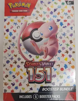 Pokemon Trading Card Game.6 Booster Packs Scarlet and Violet #151 - Image 1