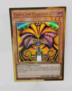 YU-GI-OH! Exodia the Forbidden One MGED-EN005 1st Edition Premium Gold Rare Card - Image 1