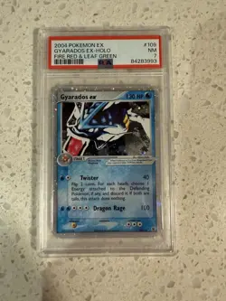 Pokemon Gyarados EX Holo Card 109/112 FireRed & LeafGreen PSA 7 - Image 1