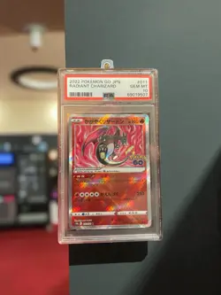 Radiant Charizard 011/078 Pokemon GO PSA 10 GEM MINT Pokemon Card - Image 1
