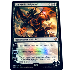 Magic The Gathering MTG Card: Ob Nixilis Reignited Holo Mythic Rare #36 / 76 - Image 1