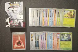 Pokemon White Flare Master Set Starter - 74 Card Lot- C, U, R, Reverse- No Dupes - Image 1