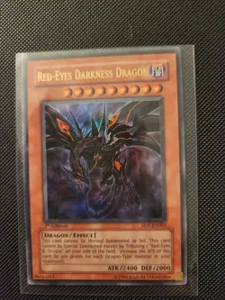 Yugioh: Red-Eyes Darkness Dragon - 1st Edition Card - Near Mint - Image 2