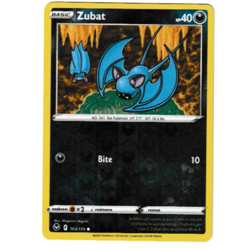 Zubat 103/195 reverse holo, Silver Tempest Pokemon TCG Card NM - Image 1