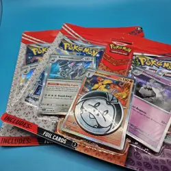 Lot of 2! Blister Pack - Silver Tempest & Lost Origin - 3 Promo Cards - Sealed! - Image 2