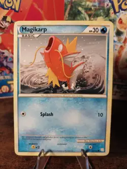 Pokemon - HGSS Base Set - Magikarp 72/123 Non Holo HP/MP Card - Image 1
