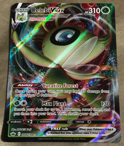 Celebi VMAX 008/198 Swsh06: Sword & Shield - Chilling Reign Holo || Genuine Card - Image 1