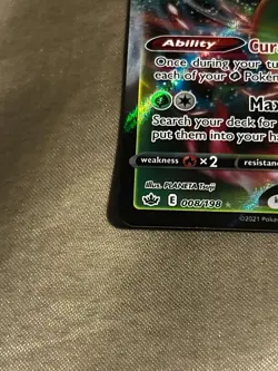 Celebi VMAX 008/198 Swsh06: Sword & Shield - Chilling Reign Holo || Genuine Card - Image 4