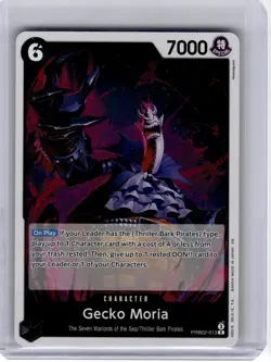 2025 One Piece—Gecko Moria #PRB02-013 The Best Vol. 2 (Premium)—Rare Foil - Image 1