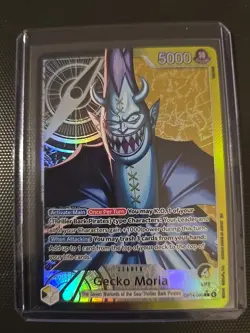 One Piece OP14-080 Gecko Moria Alt Art Leader The Azure Sea's Seven English - Image 1
